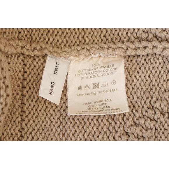 VTG 90s JAEGER Women Hand Knit Bobble Chunky Cardigan L Whimisgoth Fairy Grunge - Picture 13 of 16